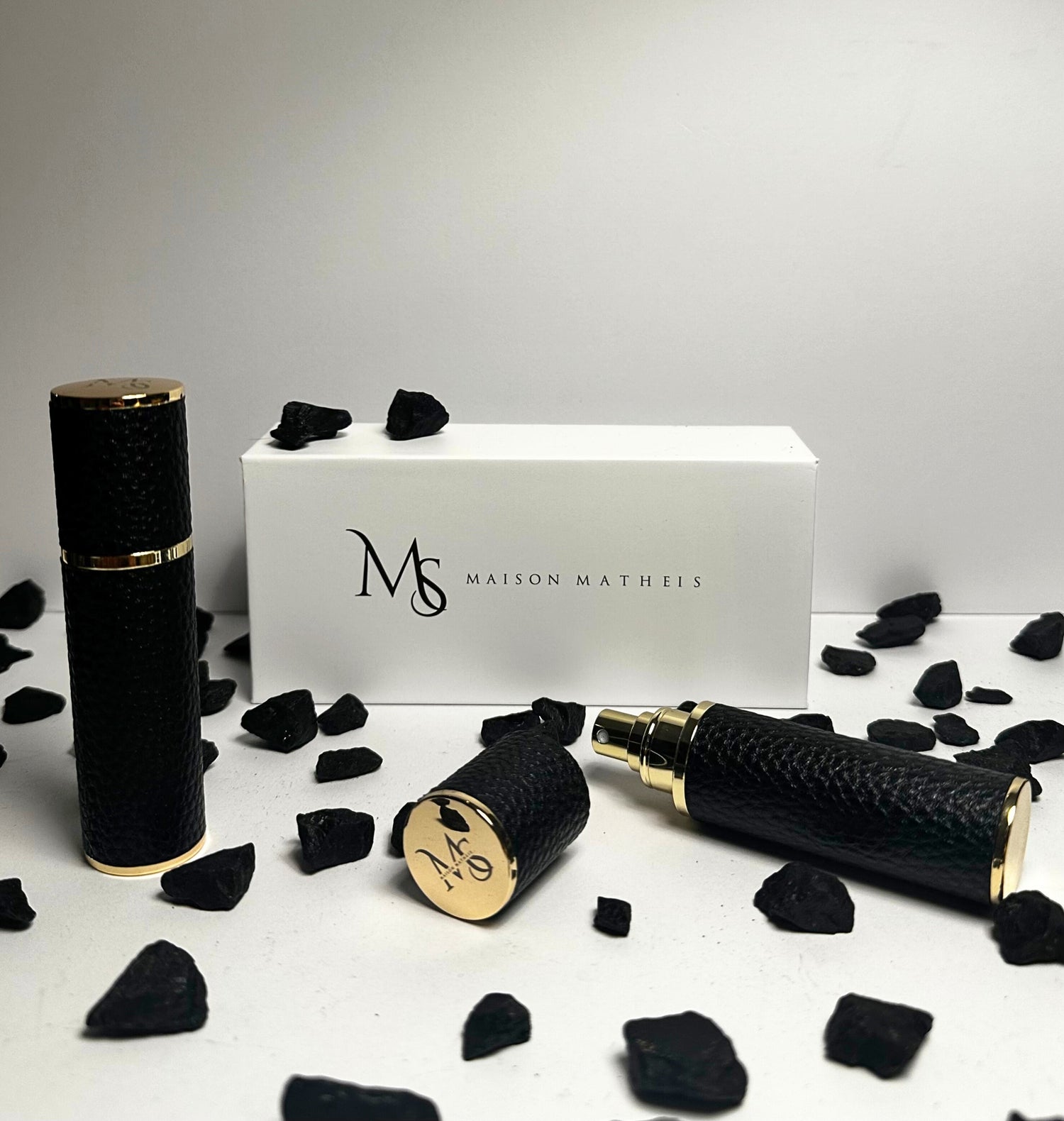 Coffret cadeau + écrin en cuir (compatible avec "Recharge 10ml") Maison Matheis