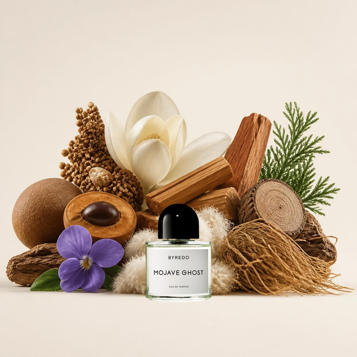 Notes olfactives Byredo Mojave Ghost - Eau de Parfum Maison Matheis