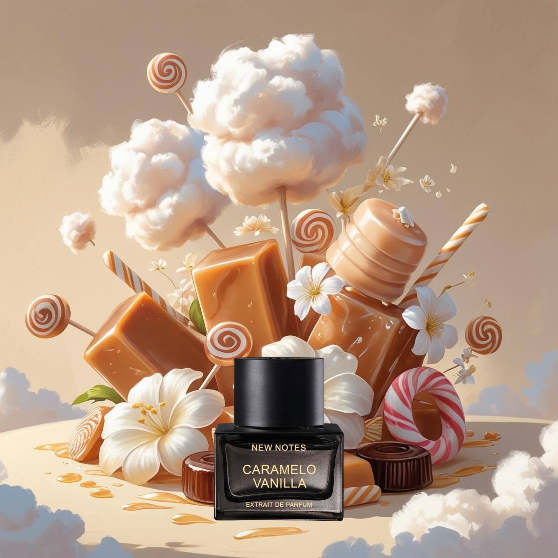 Échantillon New Notes Caramelo Vanilla - Extrait de parfum Maison Matheis