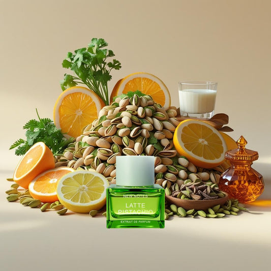 Échantillon New Notes Latte Pistachio - Extrait de Parfum Maison Matheis