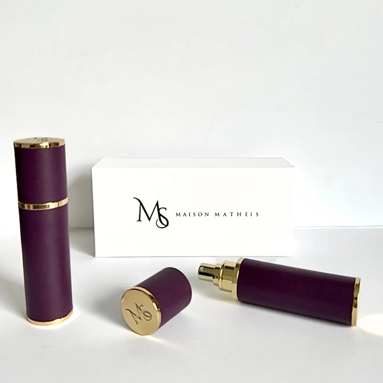 Échantillon Décant Parfum de niche - Ex Nihilo Blue Talisman - Eau de Parfum - Coffret écrin cuir 10ml - Édition limitée Violet - Format voyage - Maison Matheis