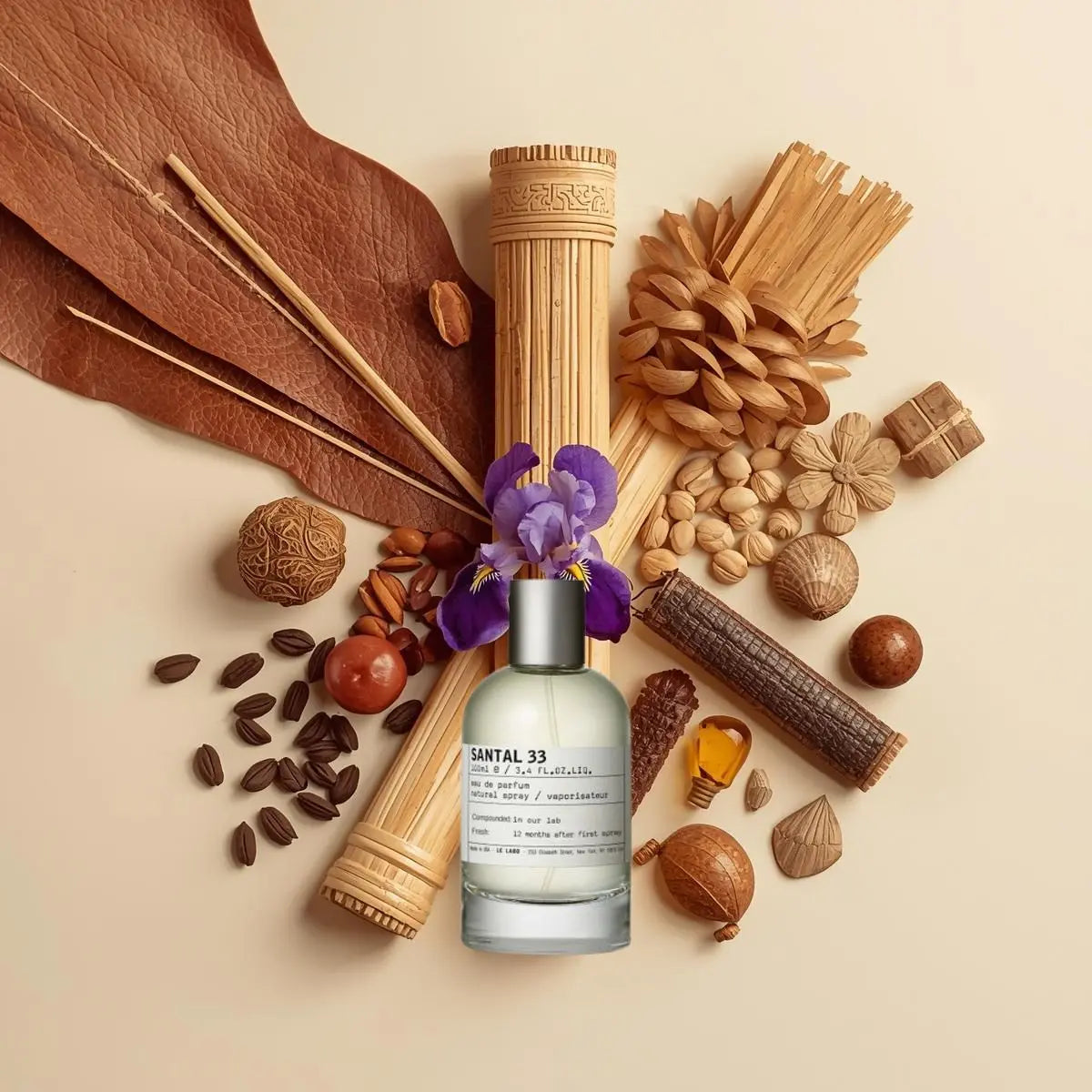 Notes olfactives Le Labo Santal 33 - Eau de Parfum Maison Matheis
