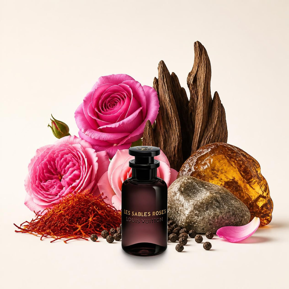 Notes olfactives Louis Vuitton Les Sables Roses - Eau de Parfum Maison Matheis