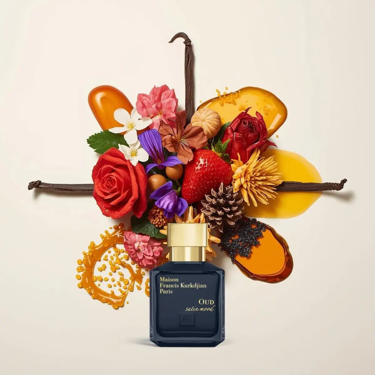 Notes olfactives Maison Francis Kurkdjian Oud Satin Mood - Eau de Parfum Maison Matheis