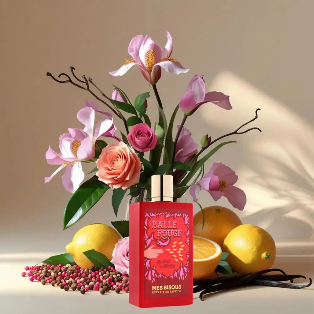 Notes olfactives Mes Bisous Balle Rouge - Extrait de Parfum Maison Matheis
