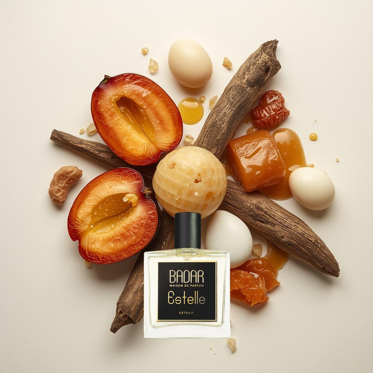 Notes olfactives Badar Estelle - Extrait de Parfum Maison Matheis