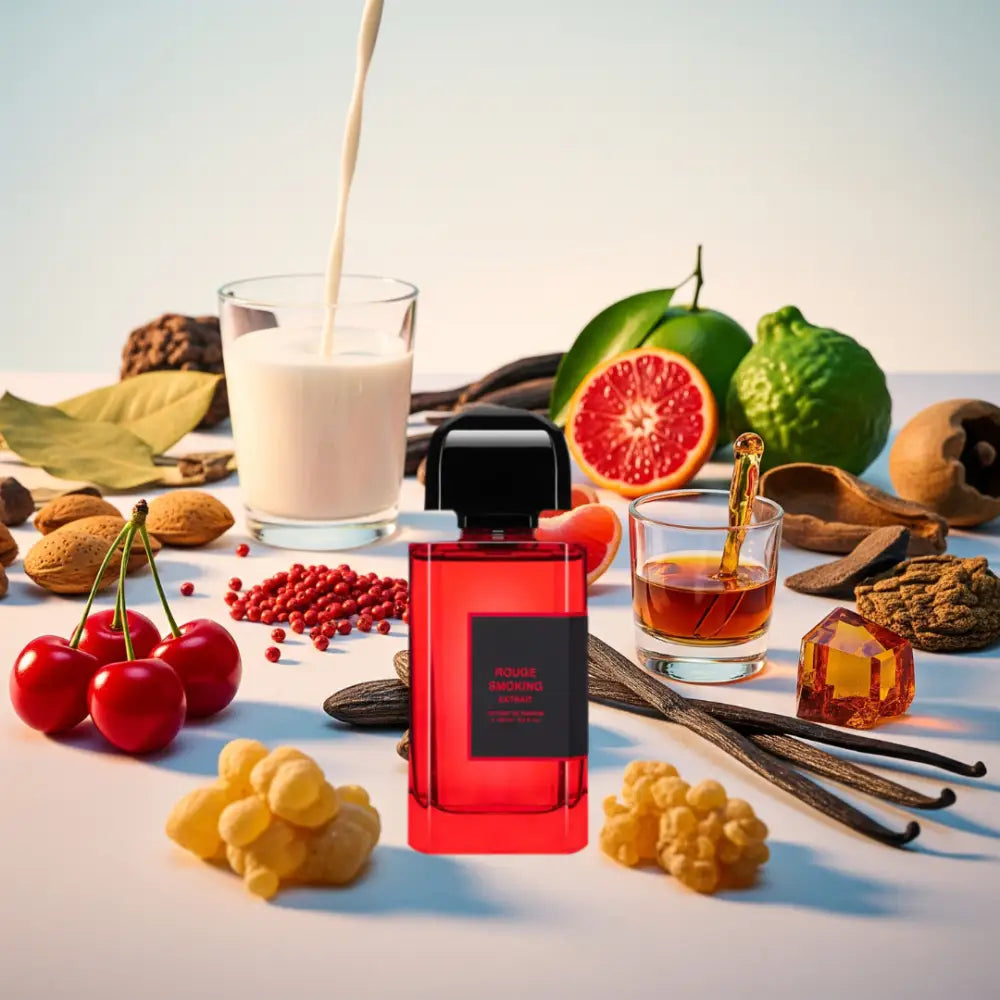 Notes olfactives BDK Rouge Smoking - Extrait de Parfum Maison Matheis