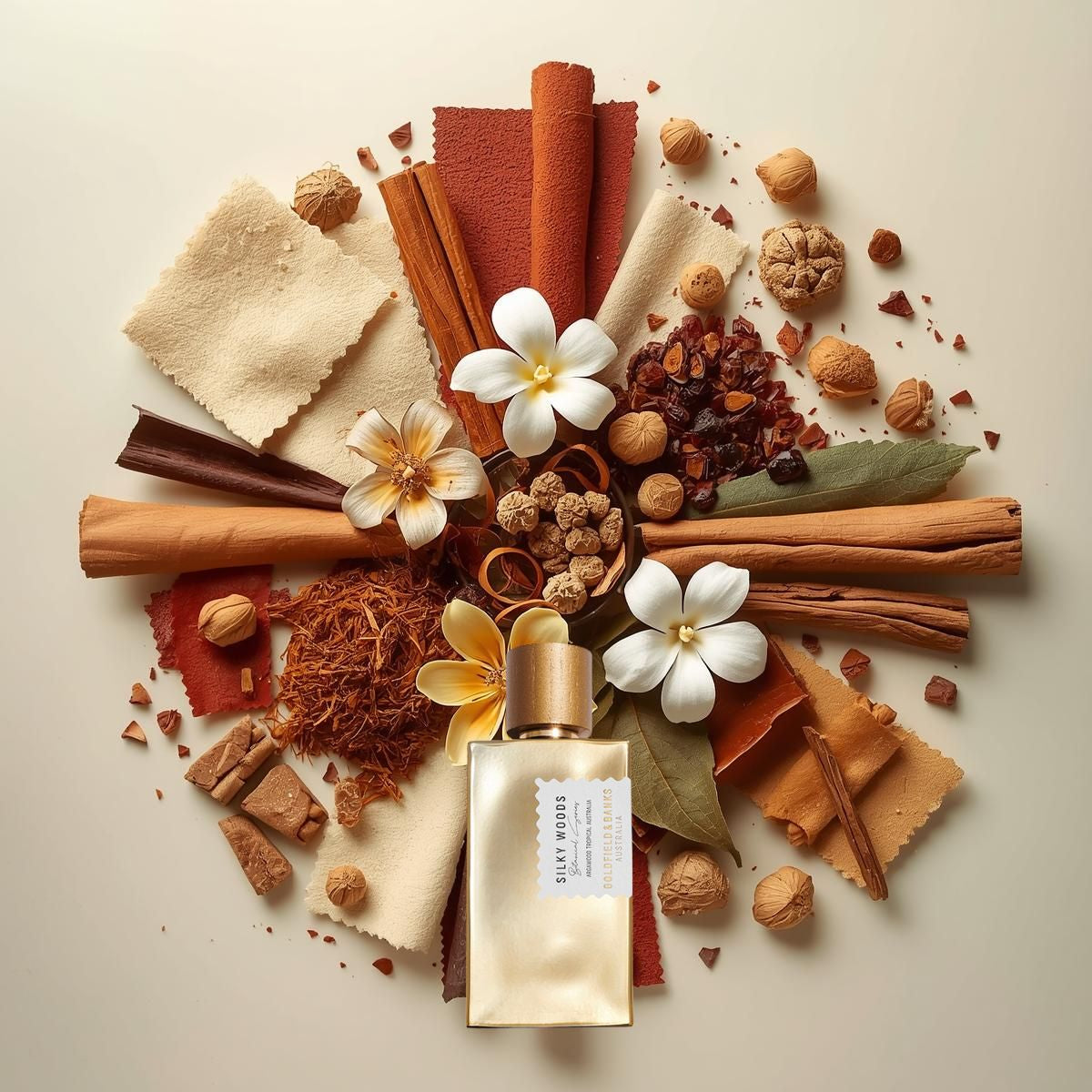 Notes olfactives Goldfield & Banks Silky Woods - Eau de Parfum Maison Matheis