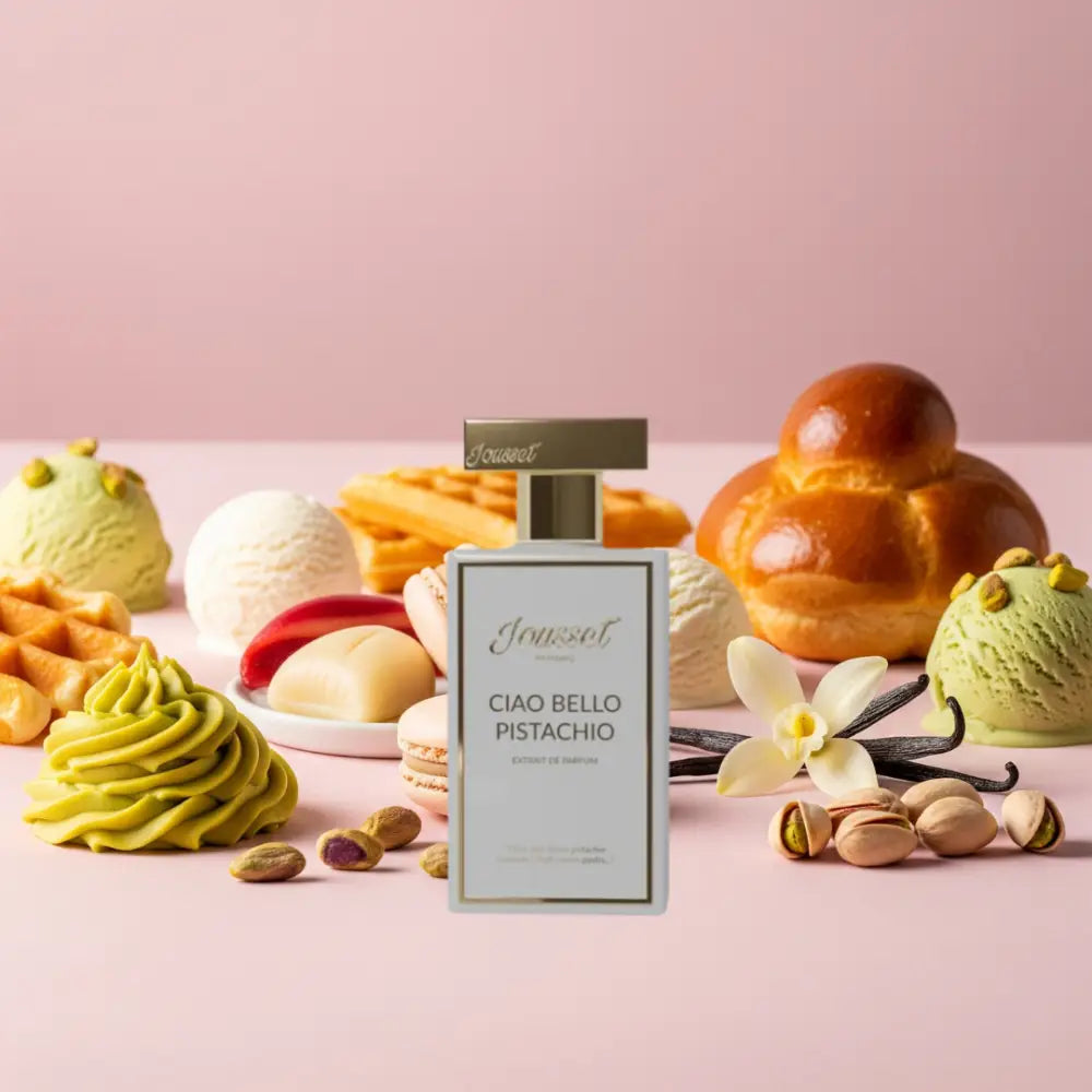 Notes olfactives Jousset Ciao Bello Pistachio - Extrait de Parfum Maison Matheis