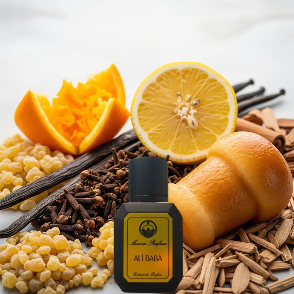 Notes olfactives Maiora Ali Babà - Extrait de parfum Maison Matheis
